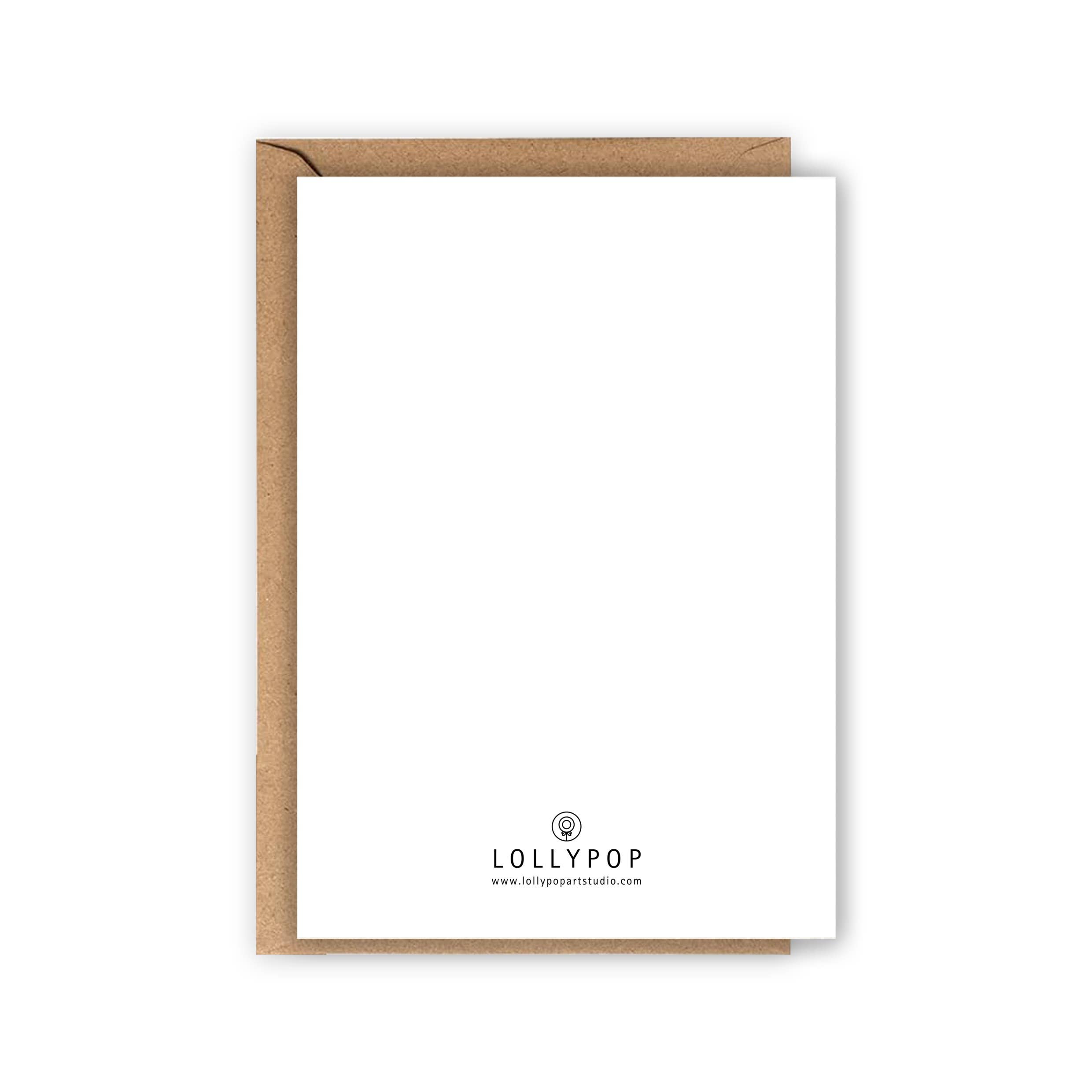 LOLLYPOPARTSTUDIO – Cartão de saudação diária por atacado – Carte Akita « Akita Matata »1