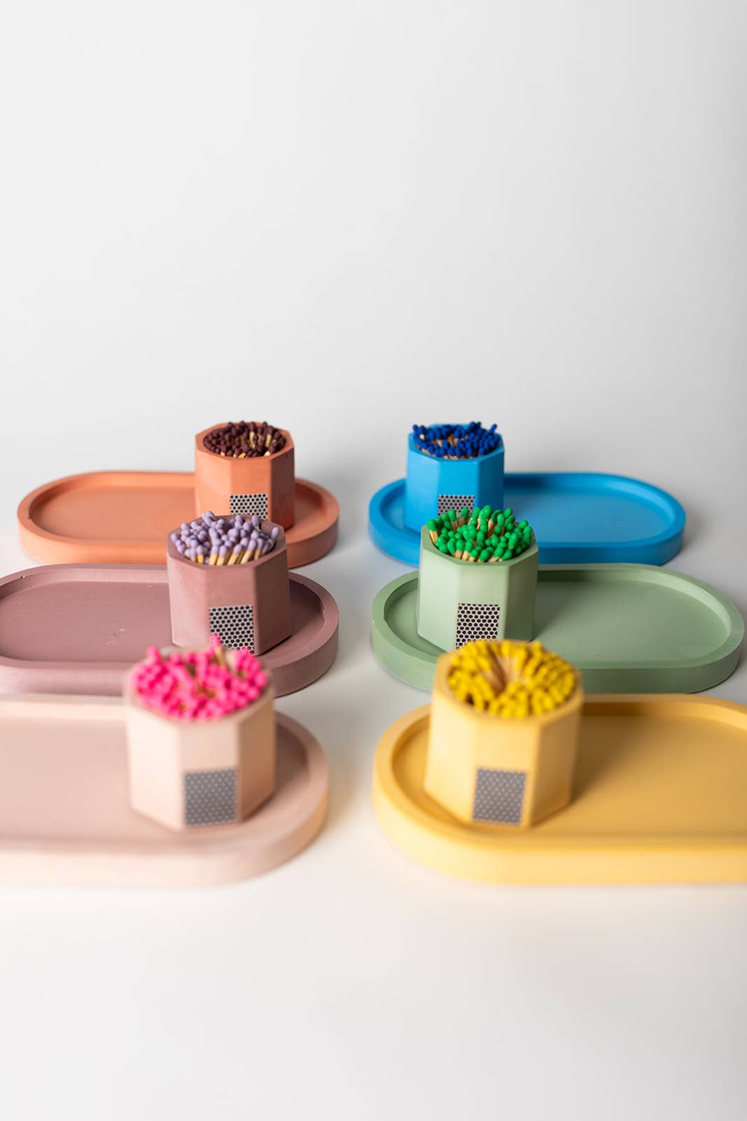 Tenn Prairie - Wholesale Decorative Tray - Concrete Candle Tray – Colored Base for Candle Display & Styling16