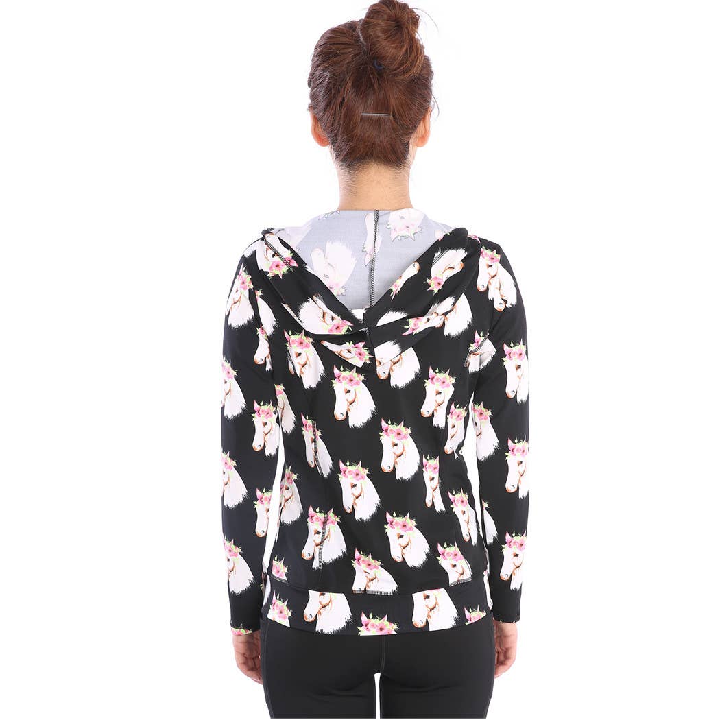 SSImport - Wholesale Athletic Jacket - Women's - A358 SPORTS HOODIE JACKET MIXED SIZES 12PCS/SET20