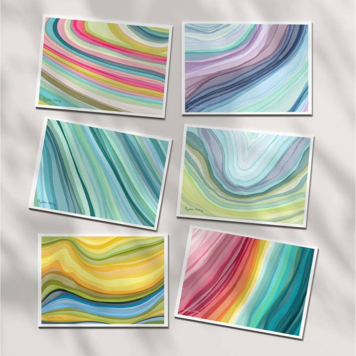 Ribbons Of Color Card Set for wholesale by EverElling