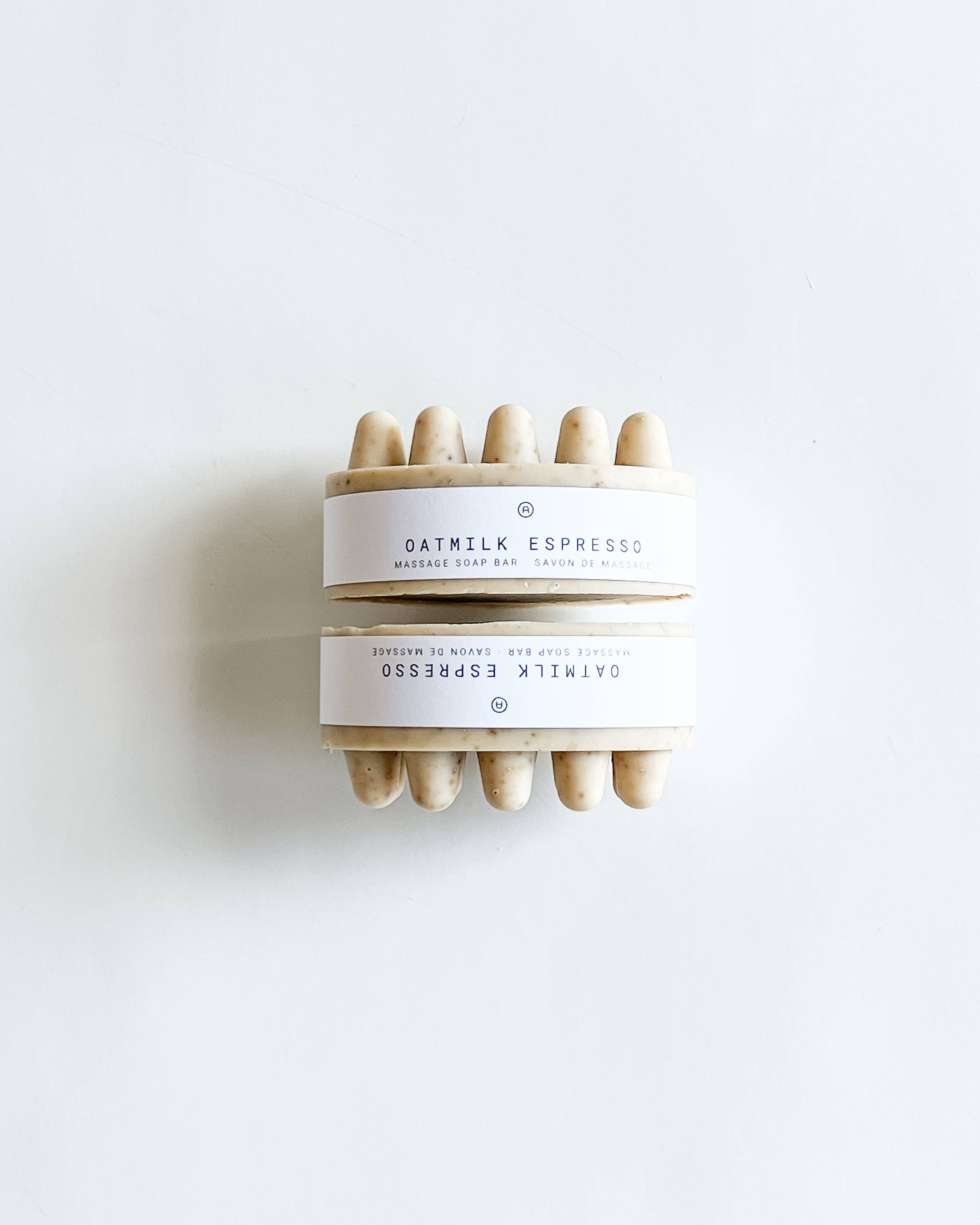 Agha Studio - Wholesale Bar Soap - Oatmilk Espresso Massage Soap Bar1