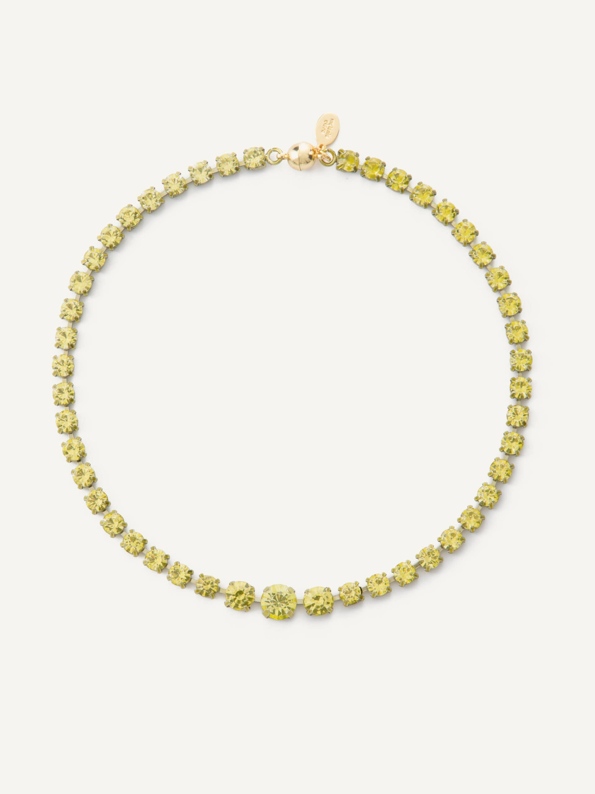 Melania Clara – wholesale Link & chain necklace – Blue Necklace3