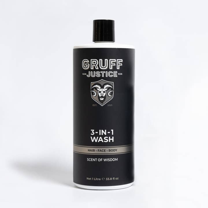 Wise Man's Everyday 3-in-1 Body Wash for wholesale by Gruff Justice