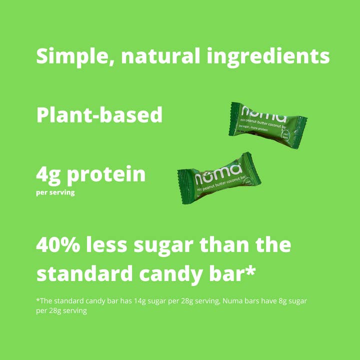Numa Foods - Wholesale Snack Bar - Mini Peanut Butter Coconut Bars2