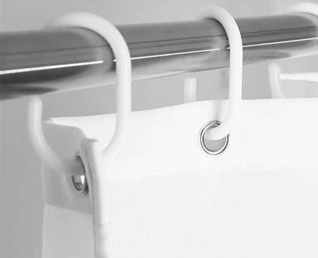Super Bazaar - Wholesale Shower Curtain - Waterproof Shower Curtain - With 12 Rings - Polyester 9