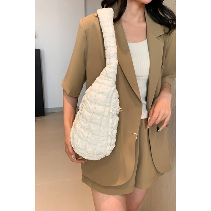 42POPS - Wholesale Crossbody Bag - Women's - "...._ Quilted Puffy Crossbody Sling Bag4