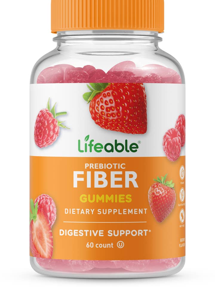 Lifeable Prebiotic Fiber 5g Supplement Gummies, Digestion for wholesale by Lifeable