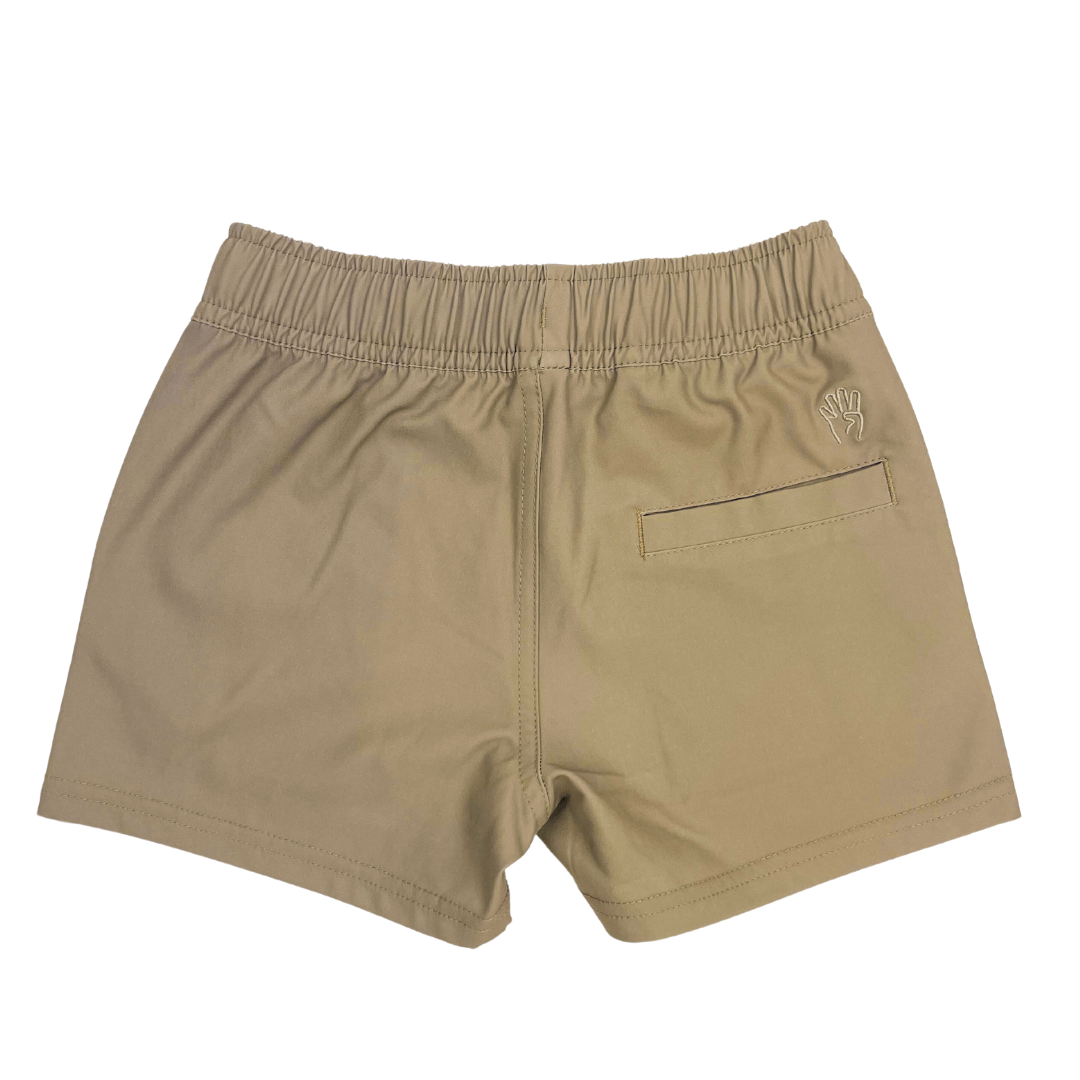 4BOYS Apparel, LLC - Wholesale Shorts - Kids - THE LES SHORT- KHAKI1