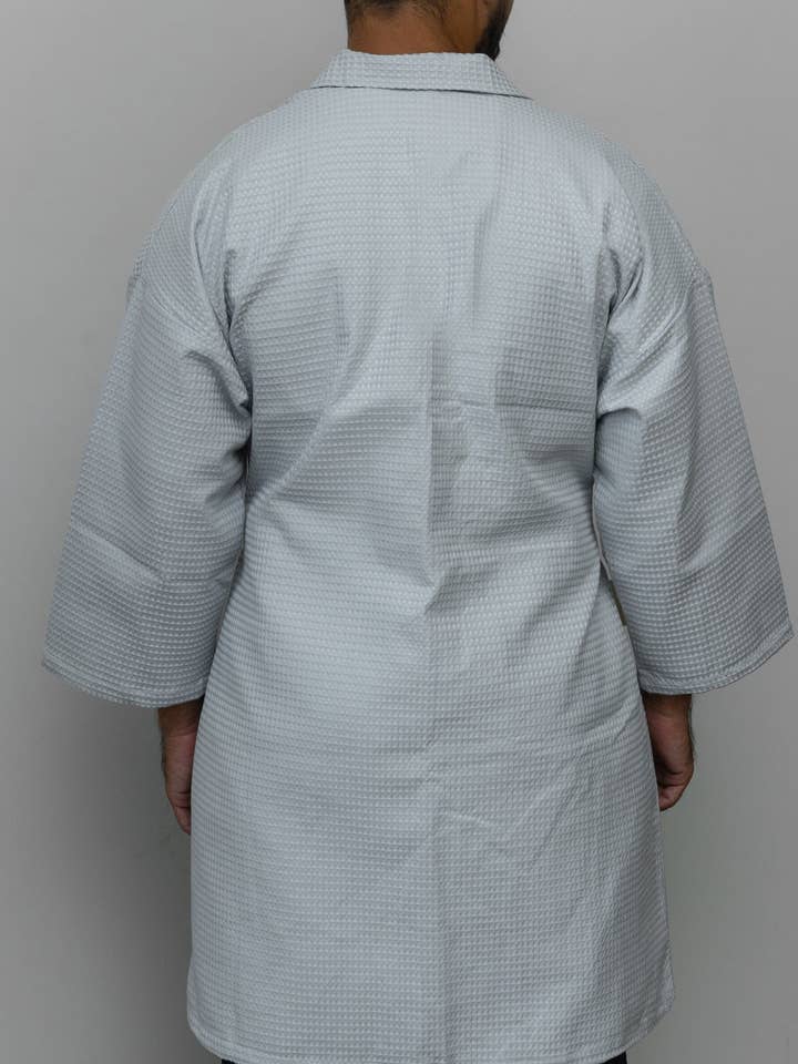 Portland Apron Company – wholesale Robe – Unisex – Organic Cotton Waffle Bathrobe2