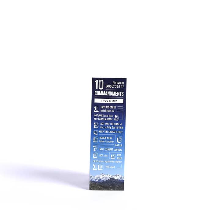 Swanson Christian Products - Wholesale Bookmark - Bookmark - 10 Commandments - Pack of 253