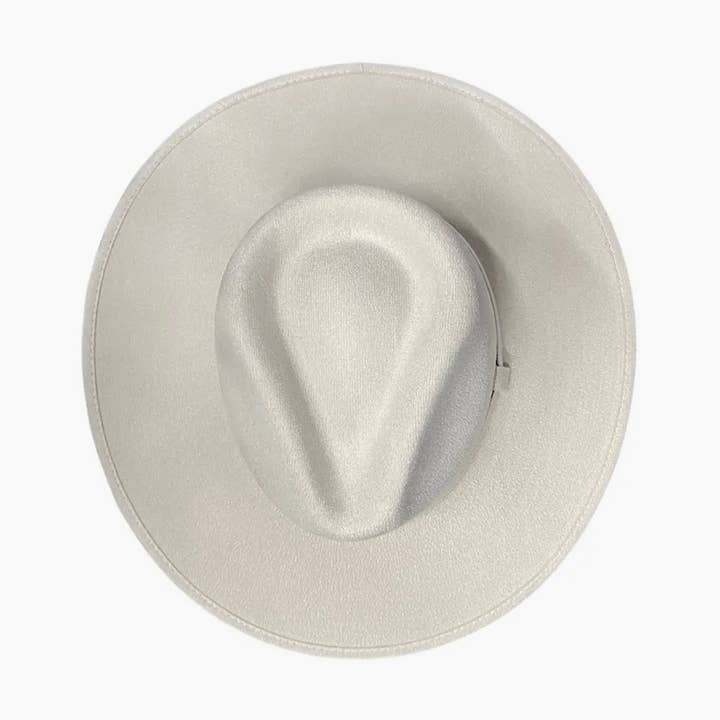 Ivory Fedora Hatt med PREMIUM Anpassning för wholesale av Margarita