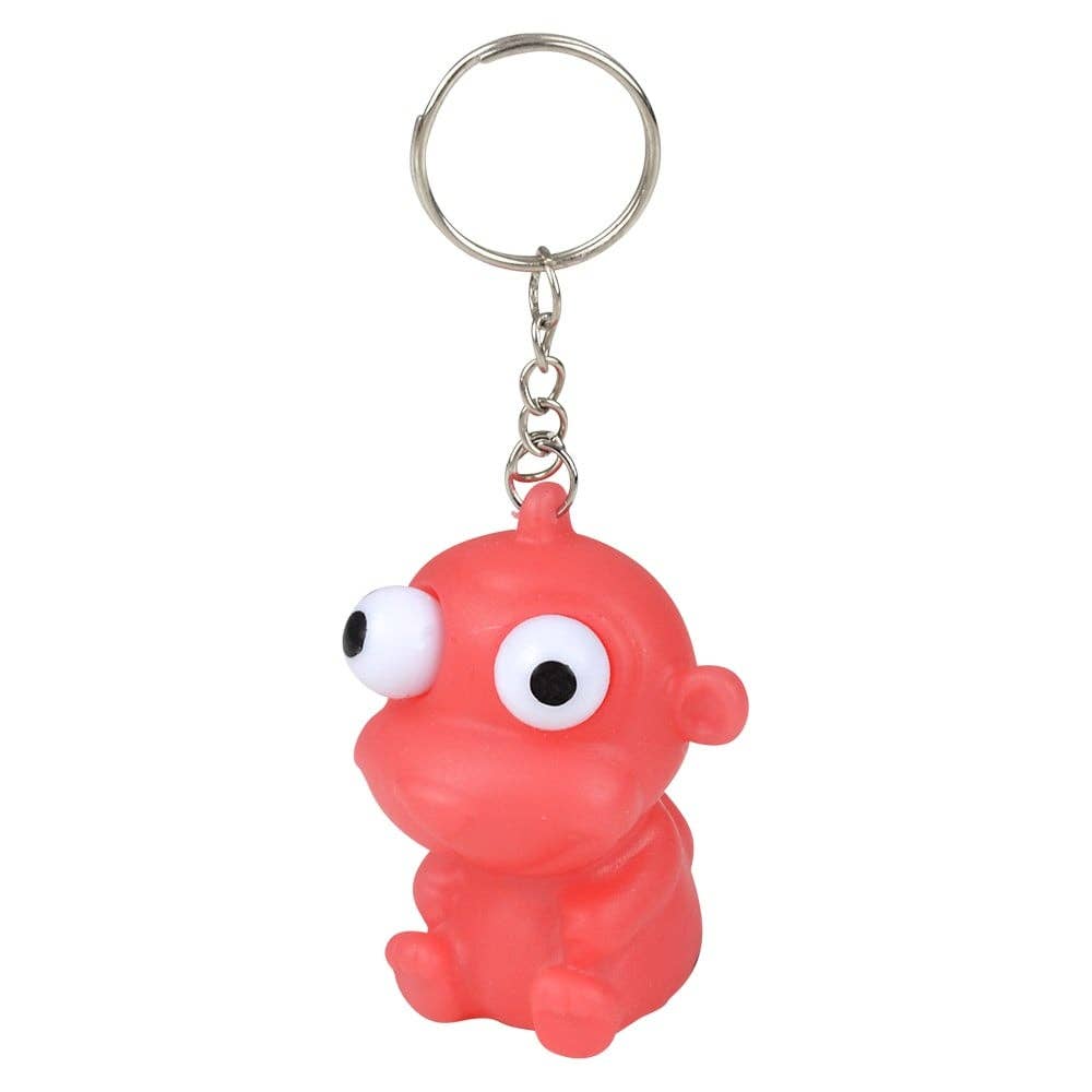 La Luna Bella - Toys – Engroshandel Nøglering - Børn – 2" SQUEEZE ANIMAL POPPING EYE NØGLERING LLB nøglering7