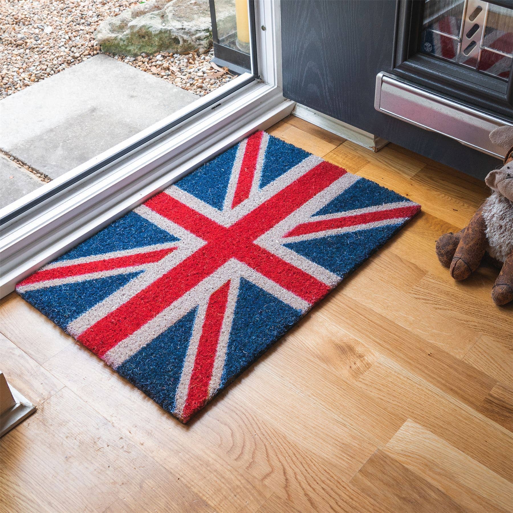 Rinkit Ltd – wholesale Door mat – Nicola Spring Non-Slip Coir Door Mat - 60 x 40cm - Union Jack3