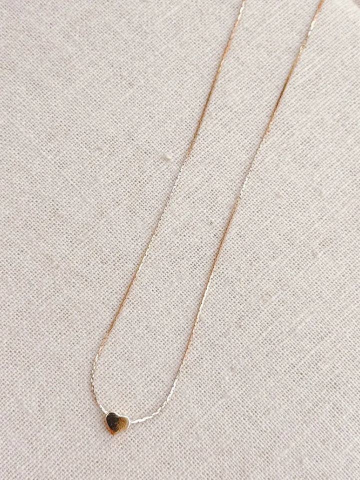 Piccola Collana con Cuore d'Oro per la vendita all'ingrosso da parte di Wake Up & Glow