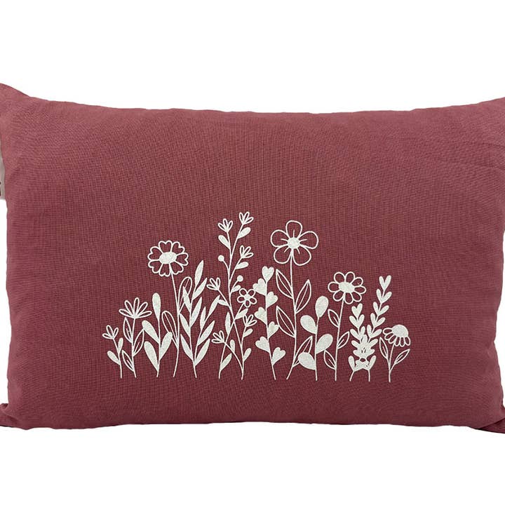 Cuscino di cirmolo 30cm x 20cm, Rosa antico - Fiori per la vendita all'ingrosso da parte di Tiroler Zirbenkissen / Christoph Wildauer