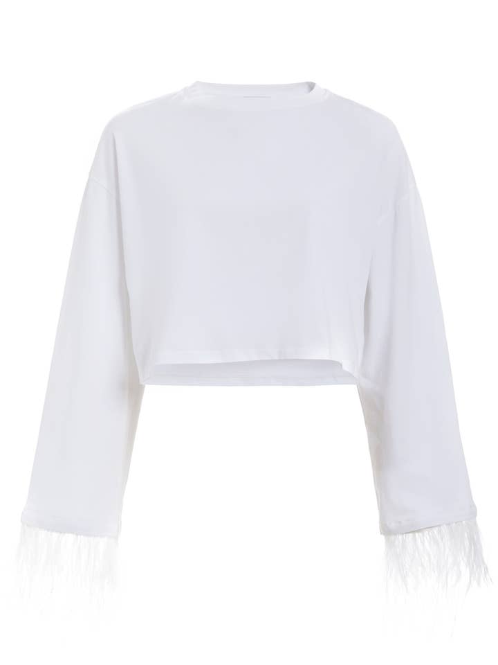 BRIDEMERCH - Wholesale T-Shirt (Graphic) - Women's - I AM THE BRIDE FEATHERS2