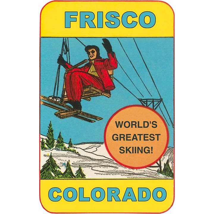 Found Image Press - Wholesale Magnet - Magnet CO-413 Frisco, Ski Lift