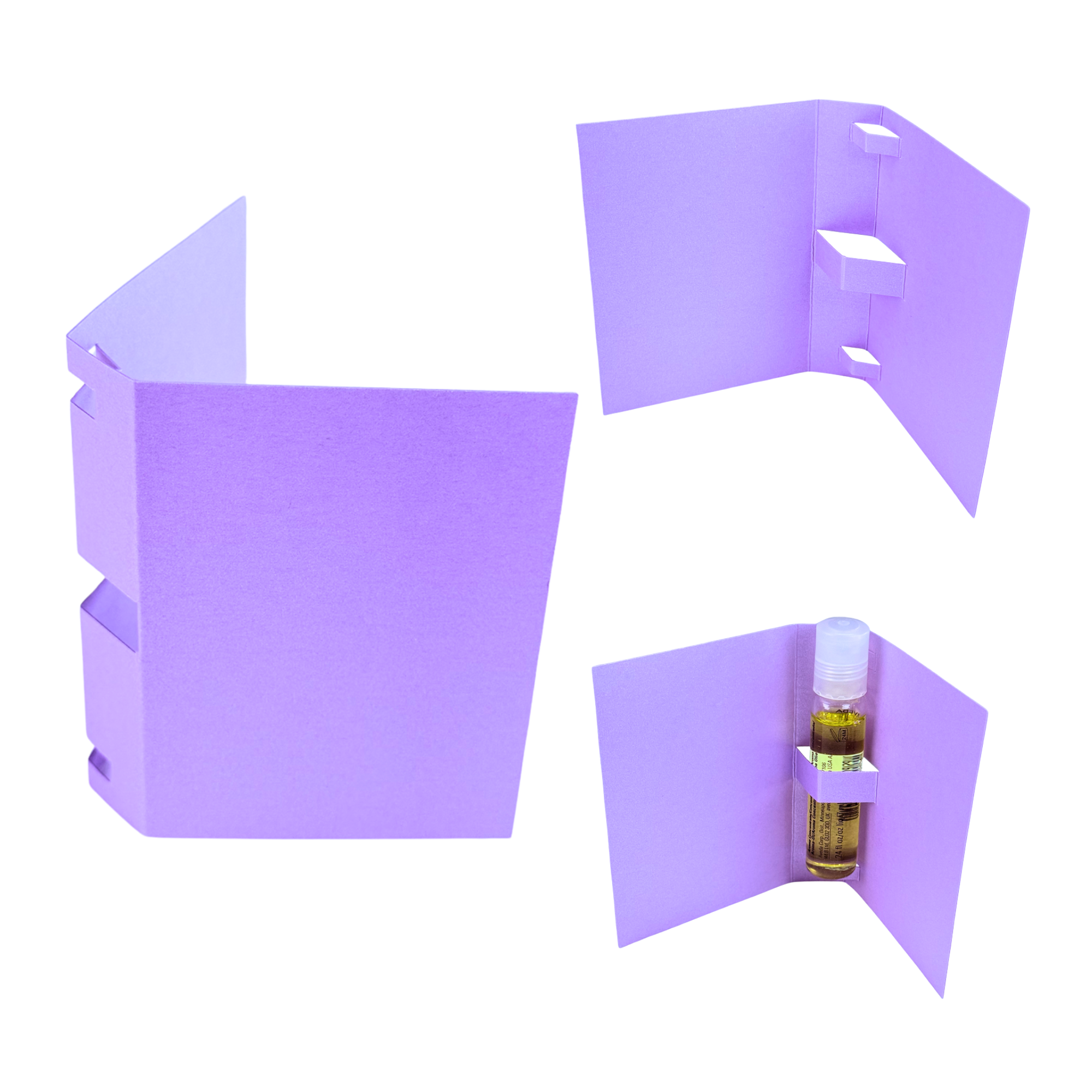 Vici Pack - Vendita all'ingrosso Vetrina per rivenditori - Bellezza e benessere - Carte espositive da 5 ml e carte da 10 ml per campioni di profumo e olio12