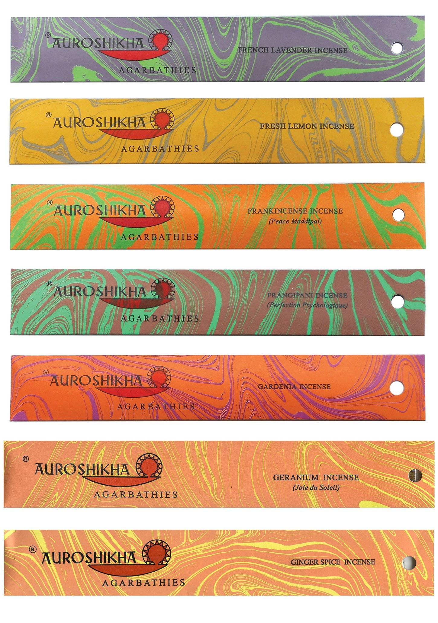 Namaste - Wholesale Incense - Auroshikha Incense Sticks, 10g Pack2