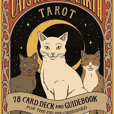Cats Rule the Earth Tarot - 78-Card Deck and Guidebook for the Feline-Obsessed (Flash Cards (Decks)) for wholesale by Abrams & Chronicle Books