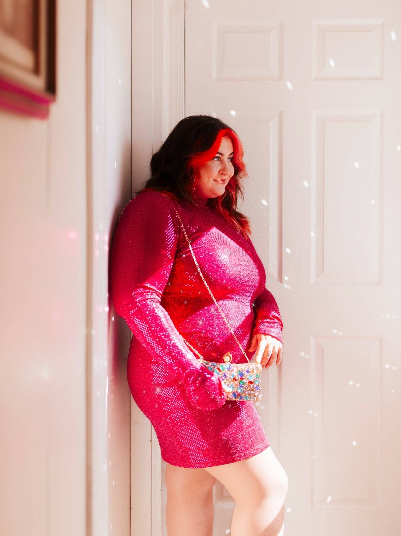 Girl Code Couture – wholesale Klänning - Dam – GLITTRANDE PALJETTKLÄNNING3