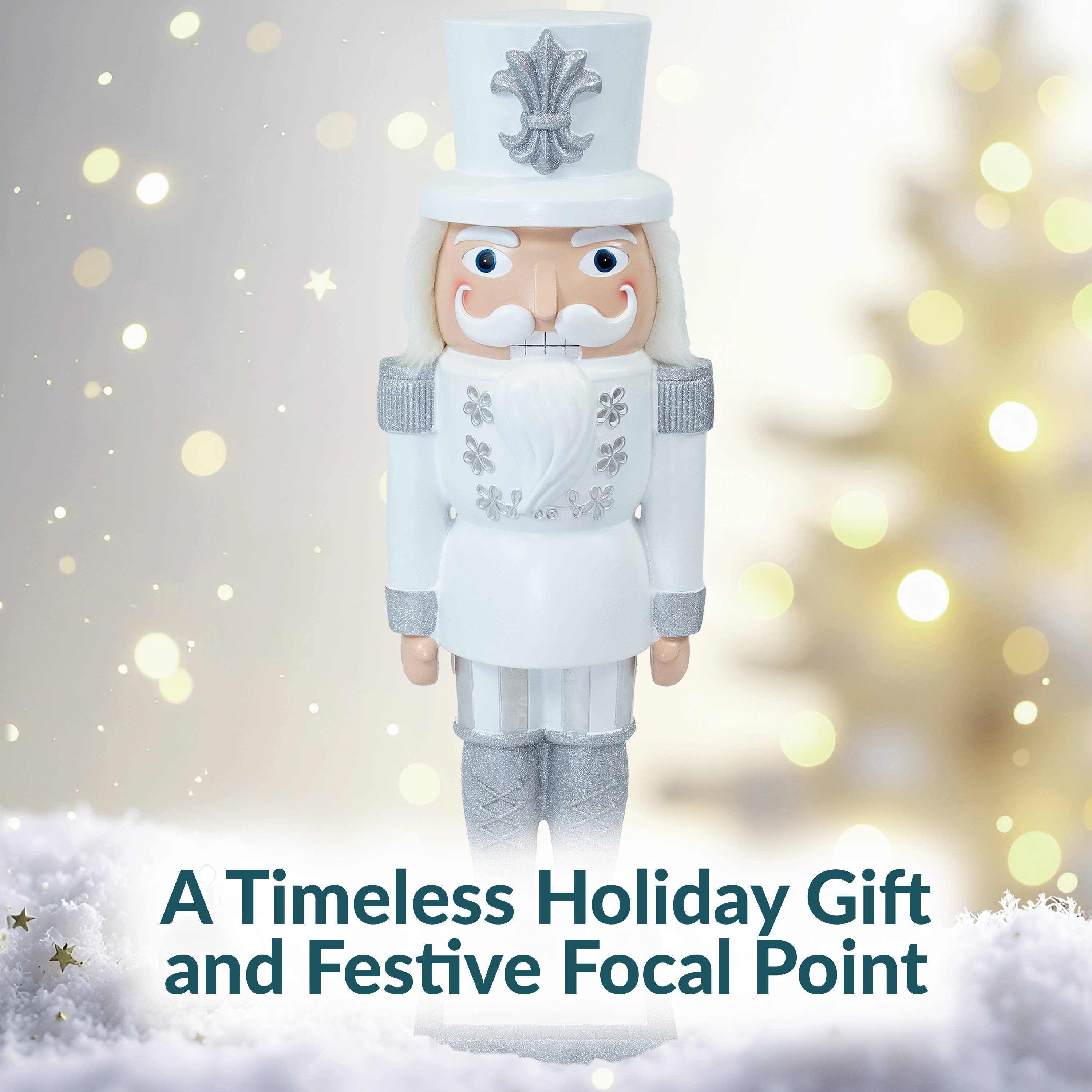 Sunnydaze Decor - Vente Casse-noisette de Noël - Casse-noisette de Noël Sterling - 94 cm H - Ensemble de 25