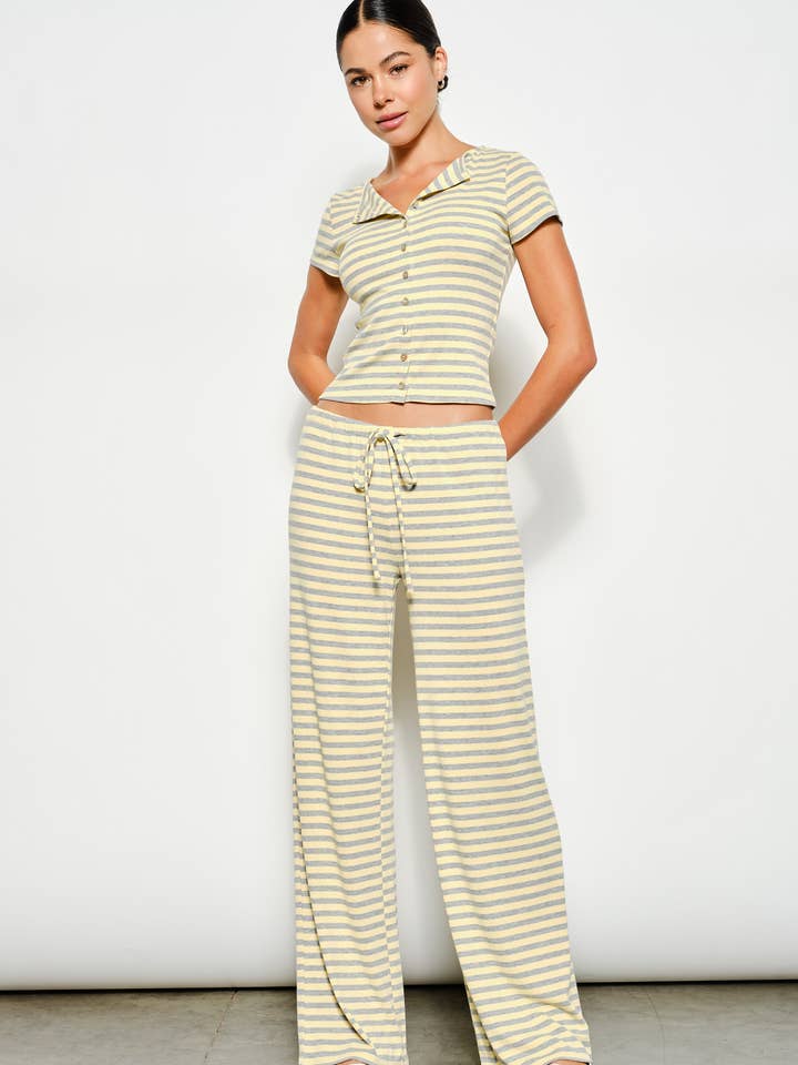 RONNIE STRIPED PANTS for wholesale by Pretty Garbage