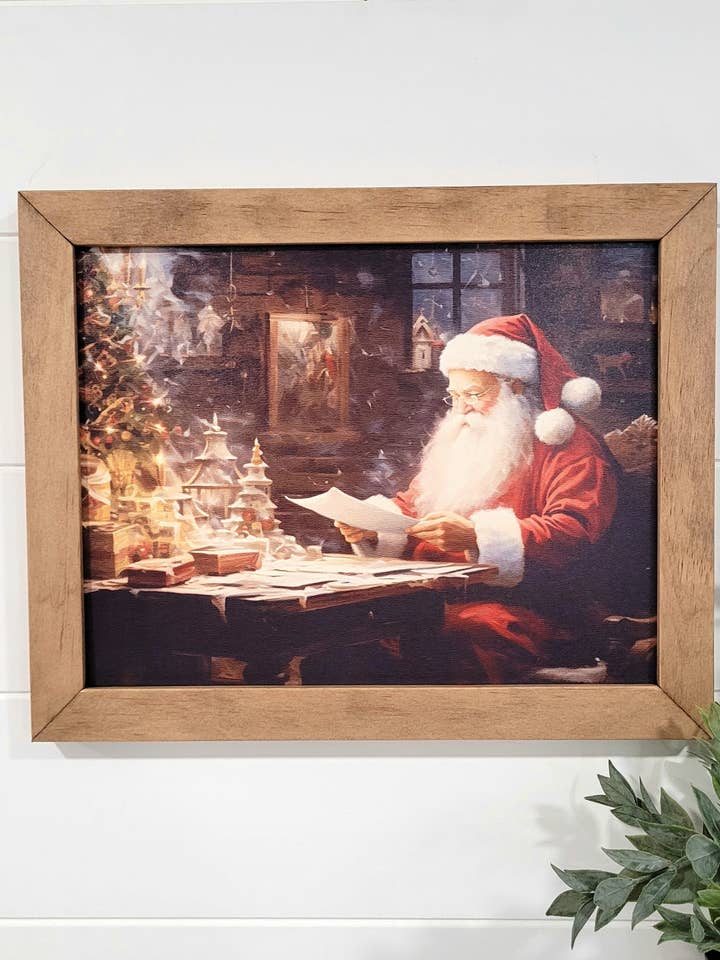 Santa Christmas Sign for wholesale by Jolie Mae Collections