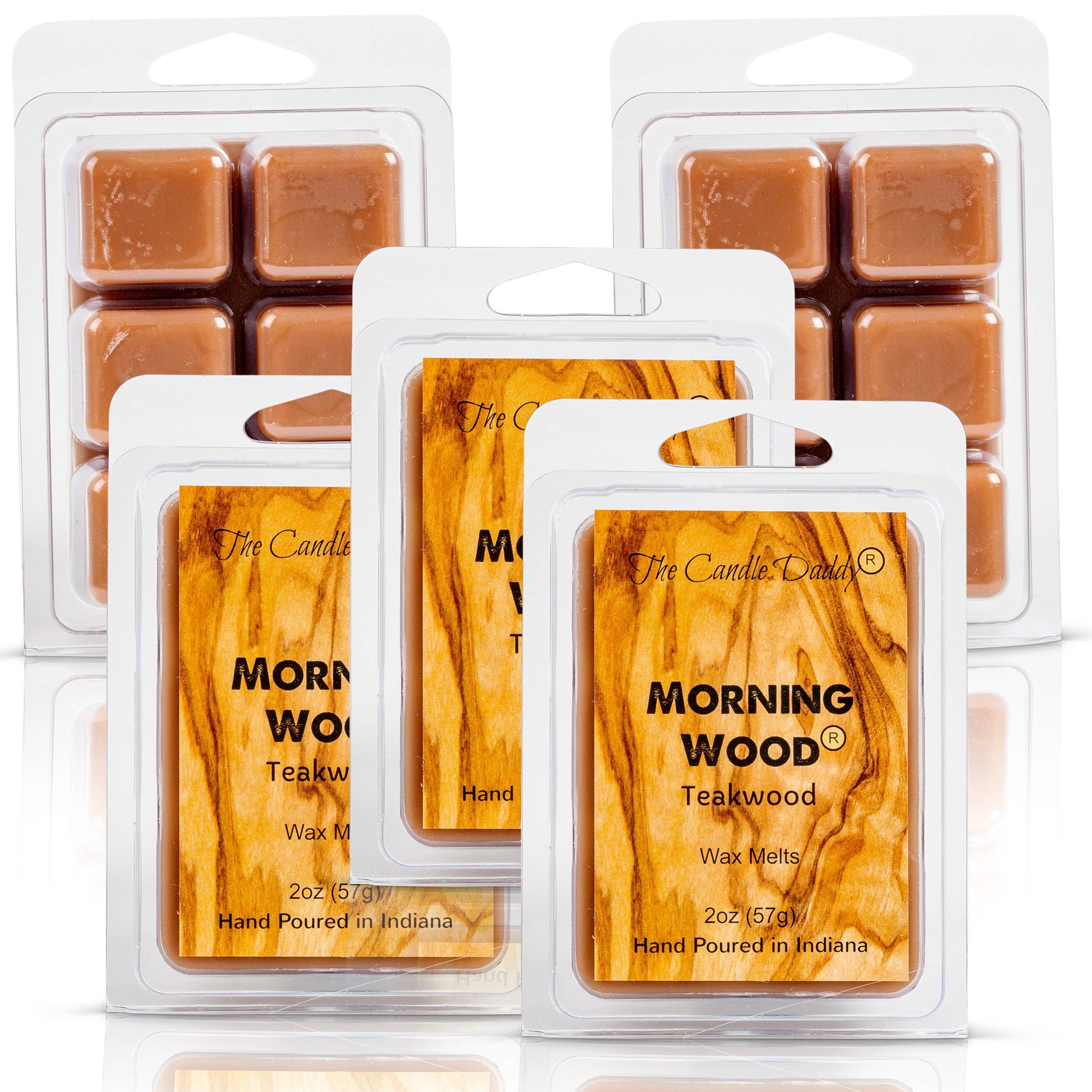 The Candle Daddy - Wholesale Wax Melt - Morning Wood - Teak Wood Scented Wax Melt2