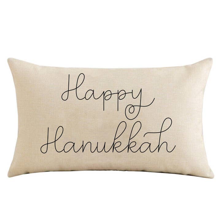 Hanukkah boligindretning - Hanukkah Throw Pude for engroshandel hos LuckTen