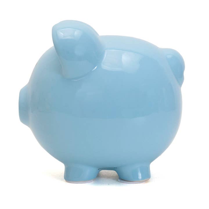Child To Cherish® - Wholesale Money/Piggy Bank - Kids & Baby - Large Blue Ceramic Piggy Bank4