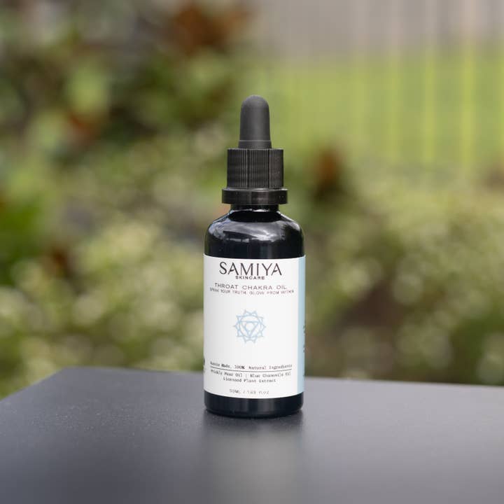 Samiya Skincare - Wholesale Facial oil - THROAT CHAKRA FACE OIL1