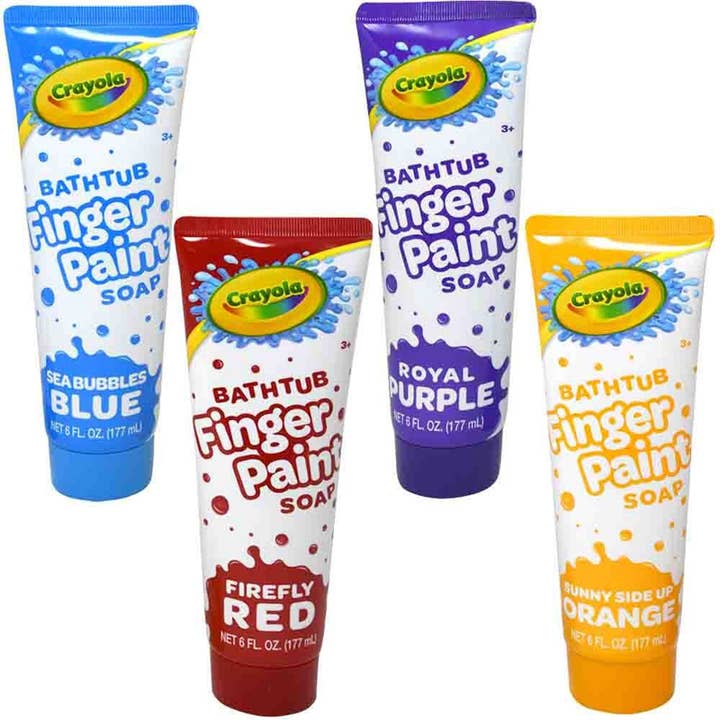 Crayola Finger Paint Tube 6oz for wholesale by Deluxe Import Trading