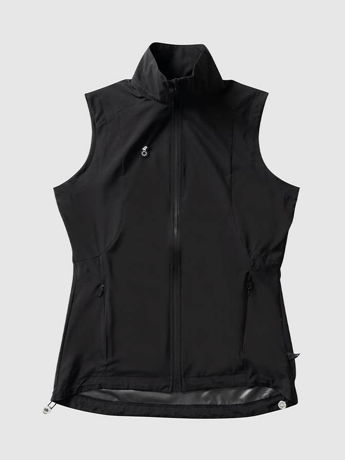 Svart Lätt Vindtät Väst - Svart för wholesale på Faire0
