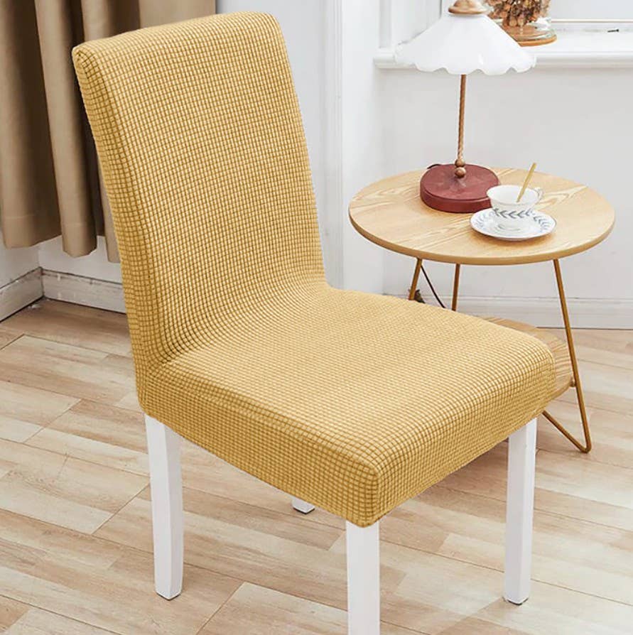 home mart goods - Vente Housses de chaise/canapé - Ensemble de 2 housses extensibles pour chaise de salle à manger, cuisine, bureau6