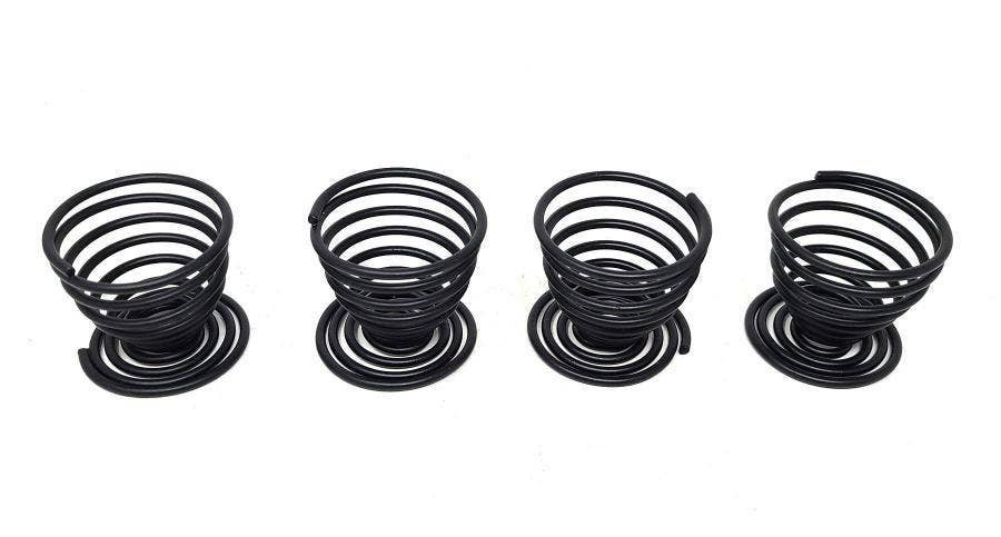 GREENROOTS USA LLC - Wholesale Incense Holder - Black Smudge & Palo Santo Stick Holder (4 Pack) 2"H1