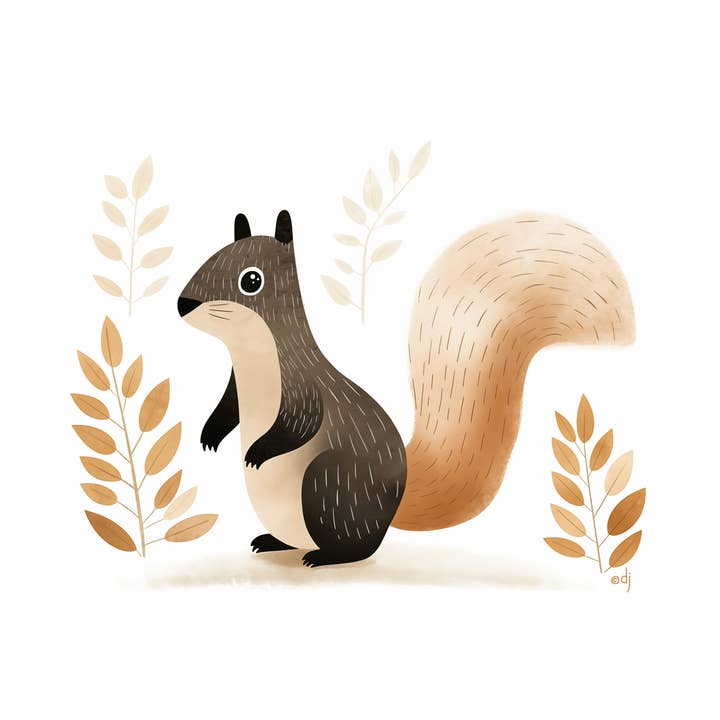 Eekhoorn voor wholesale door Paper Lion Art