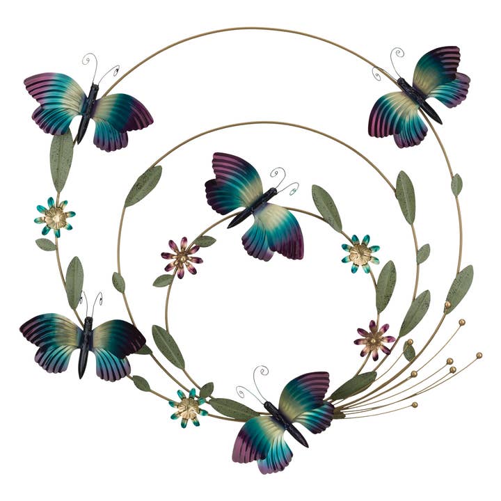 Regal Art & Gift - Wholesale Wall Accent - Butterfly Circle of Life Wall Decor0