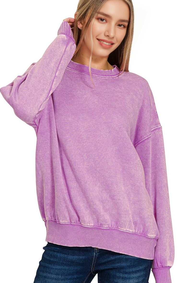42POPS – Sweatshirt - Mulher por atacado – ',.._ Sweatshirt de Lã Polar Snow Wash91