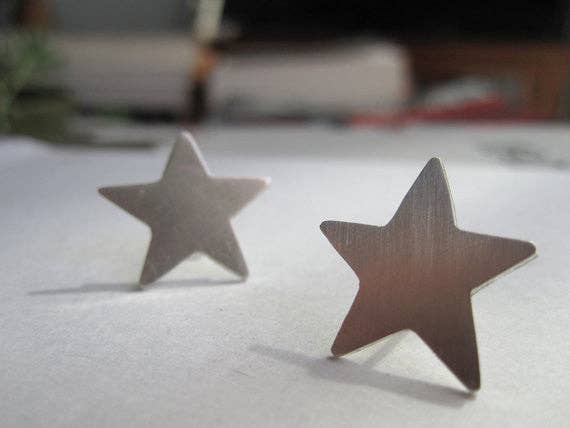 Virginia Wynne Designs – wholesale Stud/post earrings – Boho Chic Hand-Crafted Star Stud Earrings - 00462