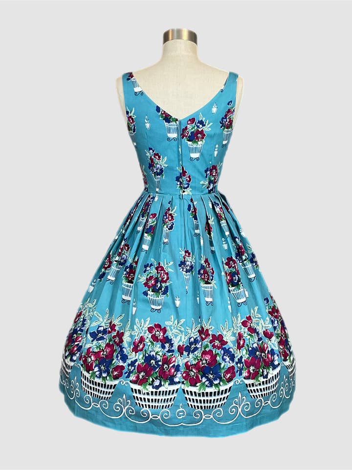 Retrospec'd Clothing - Wholesale Dress - Women's - Elizabeth Parisian Patio Vintage Style Dress
