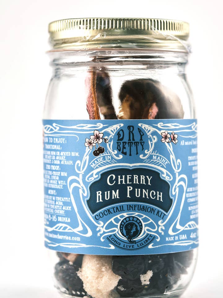 Cherry Rum Punch Infusion Kit | Dry Betty for wholesale by Blenheim Park Maine