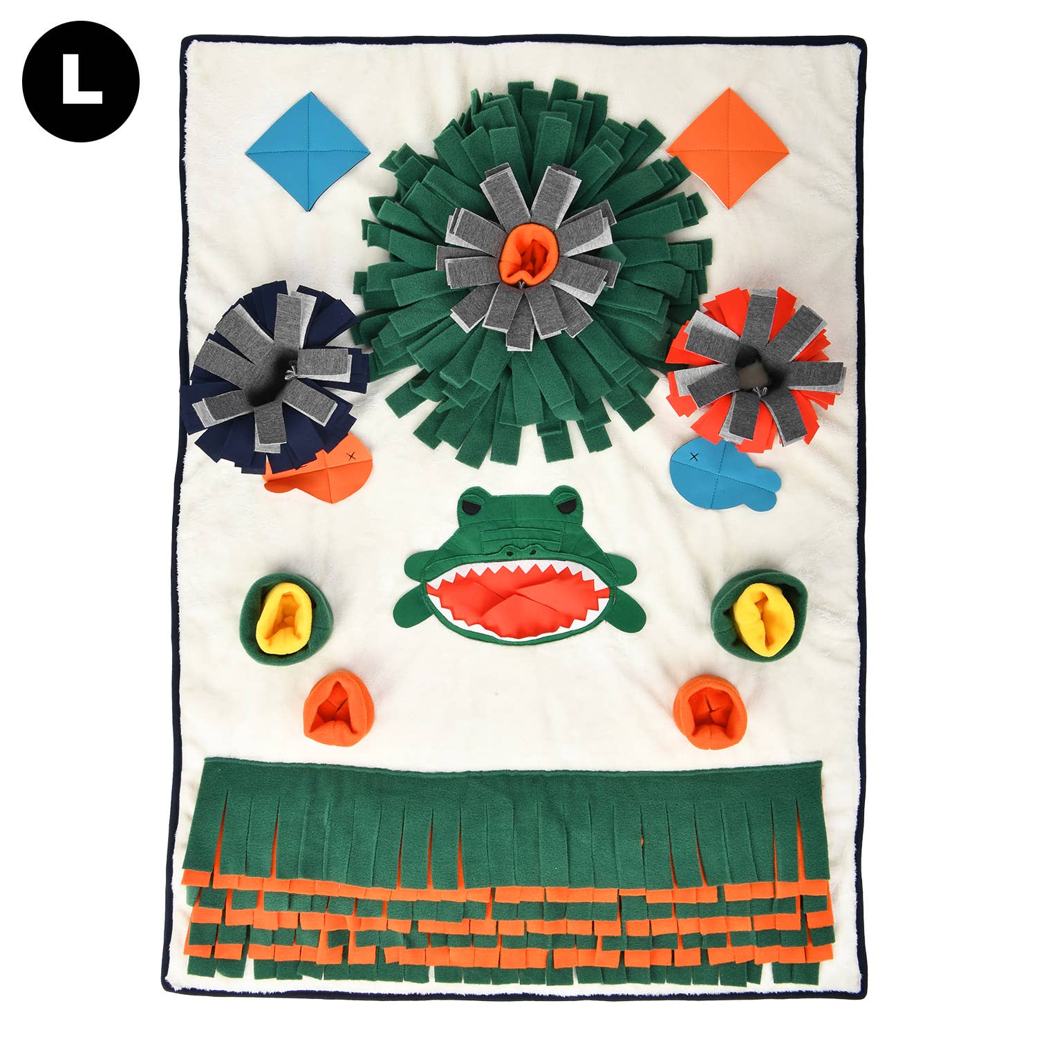 CREAM GREEN SWAMPY NOSEWORK DOG TOY FOR EXERCISE TRAINING BOREDOM for wholesale on Faire2