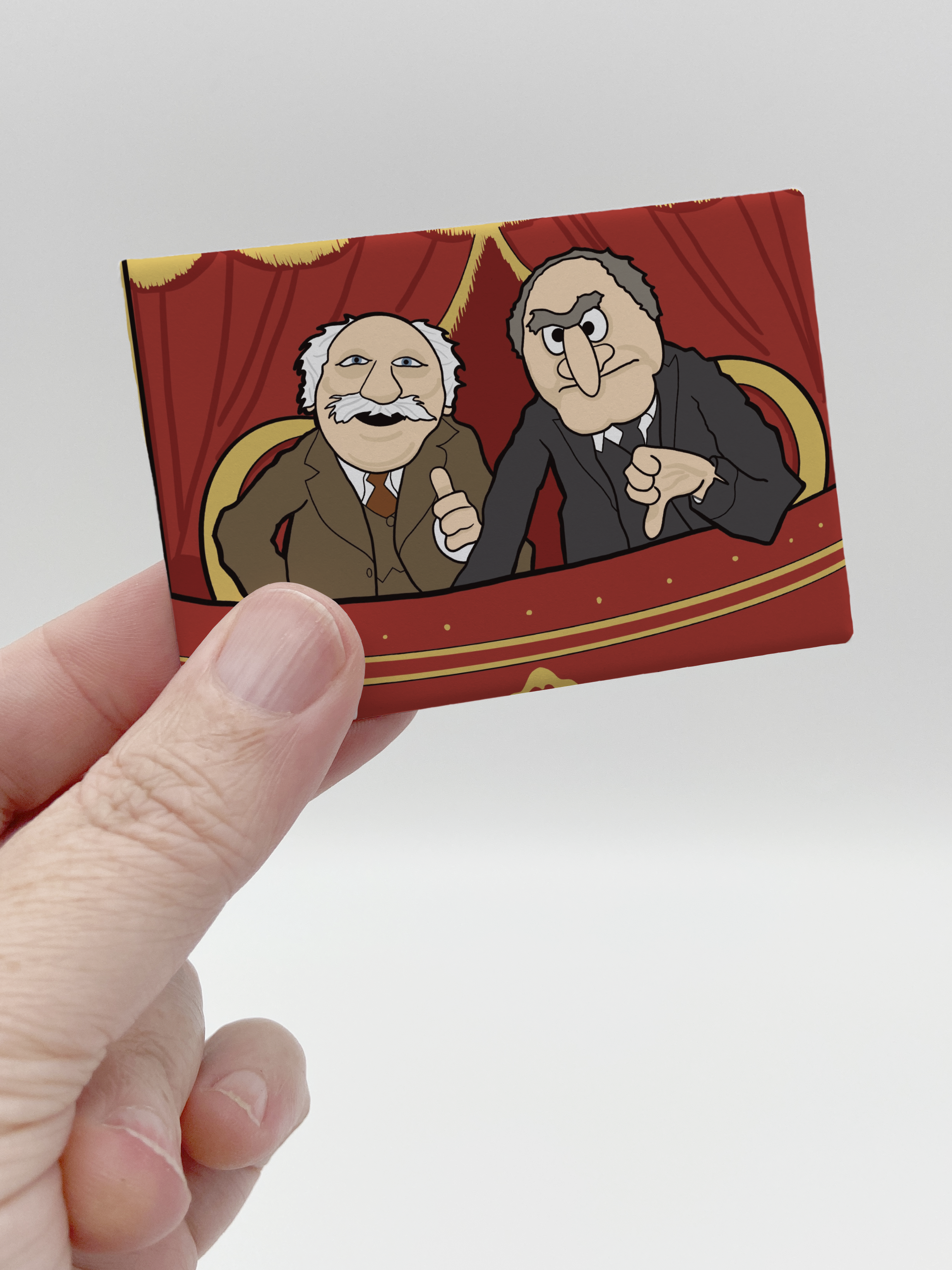 The Red Swan Shop - Wholesale Magnet - Statler and Waldorf Souvenir Magnet - The Muppets2