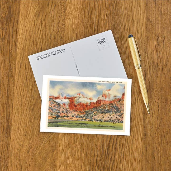 Found Image Press - Wholesale Postcard - Postcard UT-90 Zion National Park after Storm, Utah1