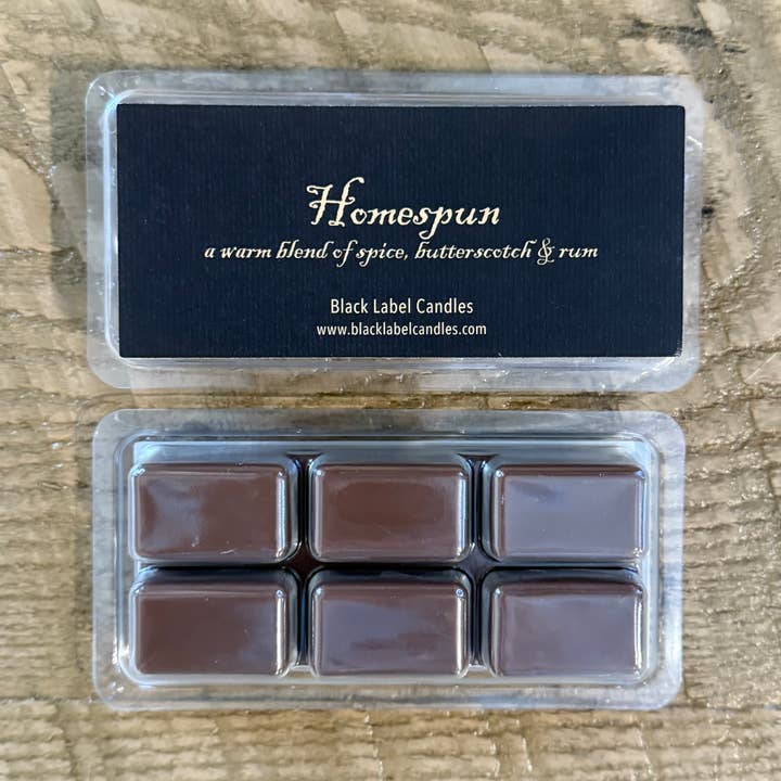 Black Label Candles - Wholesale Wax Melt - Homespun | Tart Bar | 3oz0