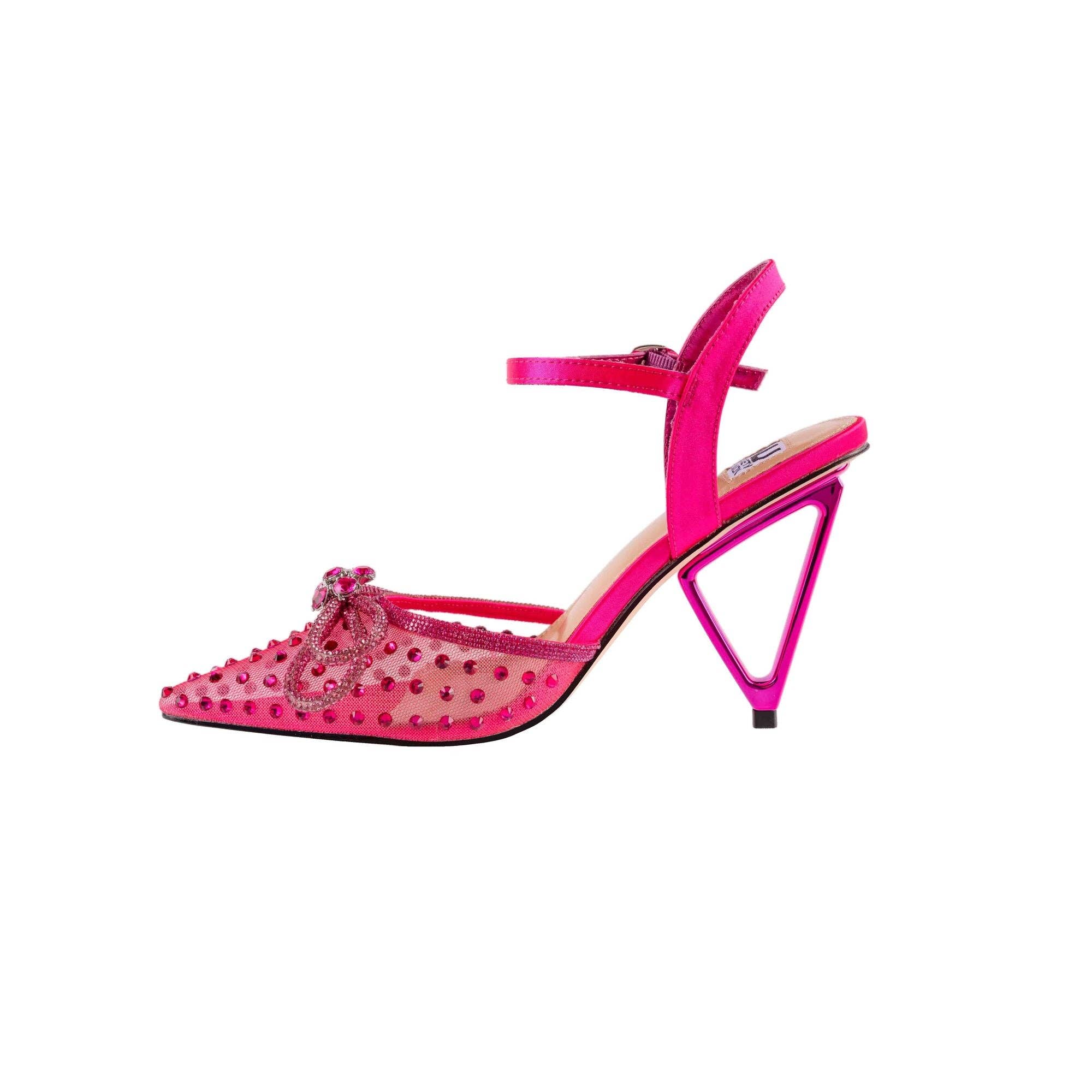 LADY COUTURE – Salto alto - Mulher por atacado – Bomba de malha elegante com biqueira fina Ninety Union GLORIA2