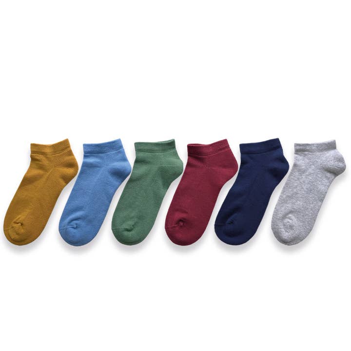 *NOVEDO* Calcetines deportivos acolchados de algodón para niños, paquete de 6, varios para venta al por mayor de Cub Rocks Ltd