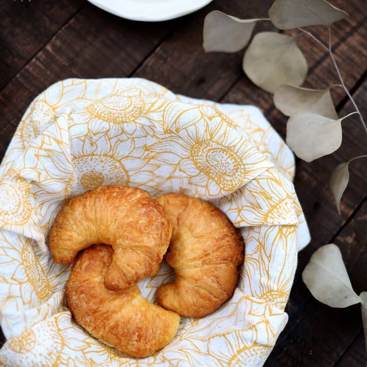 Highland Ridge | Handmade Home Decor - Wholesale Tea Towel - Sunflower Garden Tea Towel6