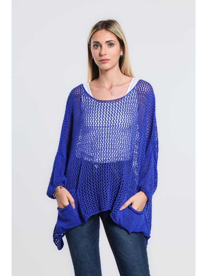 TINA Stephens Italy/Tees By Tina - Vente Haut en maille – femme - Surmatelas en tricot ouvert Lennox (BLS133)9